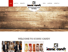 Tablet Screenshot of iconiccandy.com